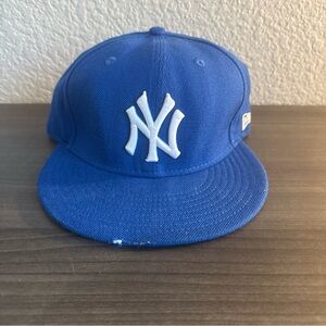 New Era Blue Cap with White Logo